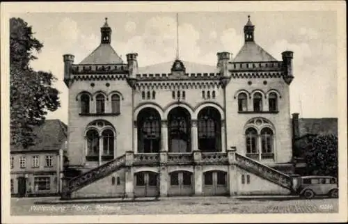 Ak Wittenburg in Mecklenburg, Rathaus