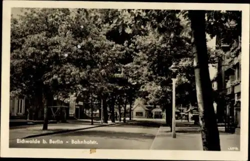 Ak Eichwalde in Brandenburg, Bahnhofstraße