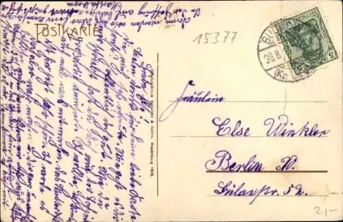 Ak Buckow in der Märkischen Schweiz,  Buckower See, Kirche