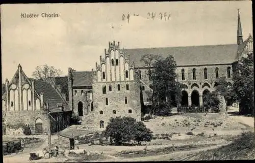 Ak Chorin in der Mark, Kloster Chorin, Gasthaus Alte Klosterschenke