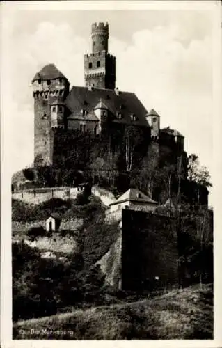 Ak Braubach am Rhein, Marksburg