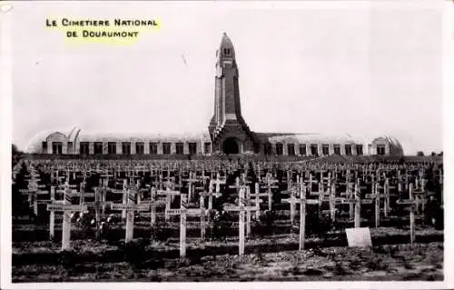 Ak Douaumont Lothringen Meuse, Nationalfriedhof