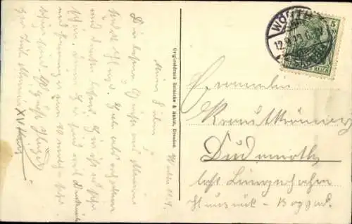 Ak Wœrth sur Sauer Woerth Wörth an der Sauer Elsass Bas Rhin, Kaiser Friedrich Denkmal