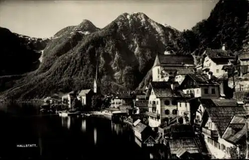 Ak Hallstatt im Salzkammergut Oberösterreich, Teilansicht, Kirche