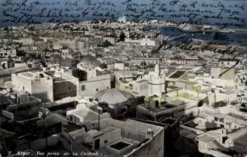 CPA Alger Alger Algérie, Vue prise de la Casbah