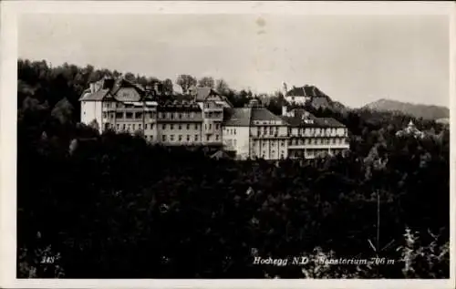 Ak Hochegg Grimmenstein in Niederösterreich, Sanatorium