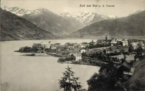 Ak Zell am See in Salzburg, Panorama