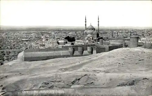 Ak Cairo Kairo Ägypten, Gesamtansicht, Zitadelle