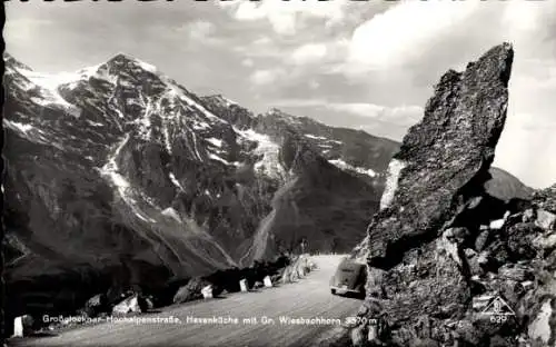 Ak Heiligenblut am Großglockner Kärnten, Kaiser Franz Josef Haus,  Hexenküche, Wiesbachhorn, B...