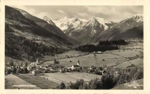 Ak Schladming Steiermark, Gesamtansicht mit Bergpanorama, Tauern