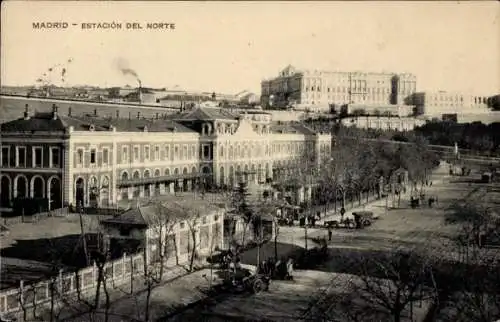 Ak Madrid Spanien, Estación del Norte