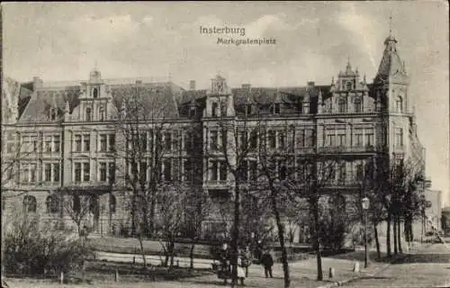 Ak Tschernjachowsk Insterburg Ostpreußen, Markgrafenplatz