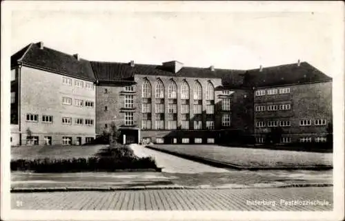 Ak Tschernjachowsk Insterburg Ostpreußen, Pestalozzischule