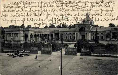 Ak Dresden Löbtau, Annenfriedhof