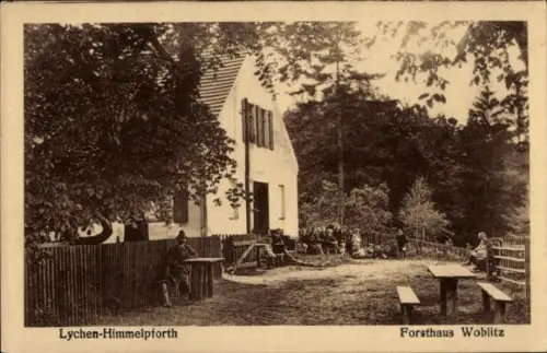 Ak Lychen in der Uckermark, Himmelpforth, Forsthaus Woblitz