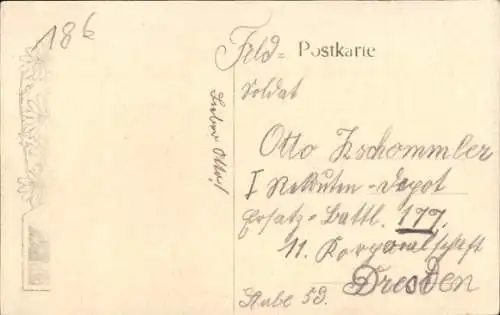 Passepartout Ak Nassau Frauenstein im Erzgebirge, Teilansicht, Forsthaus, Erbgericht