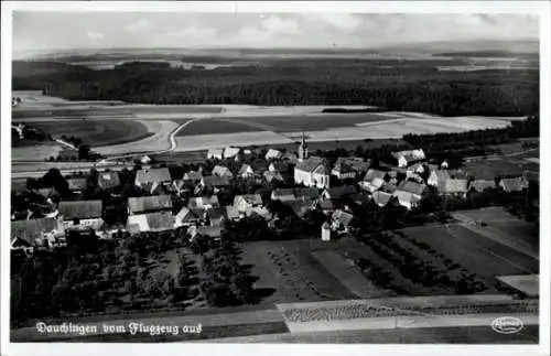 Ak Dauchingen in der Baar, Fliegeraufnahme