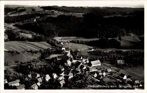 Ak Kirchenkirnberg Murrhardt in Württemberg, Fliegeraufnahme