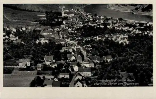 Ak Kröv an der Mosel, Fliegeraufnahme