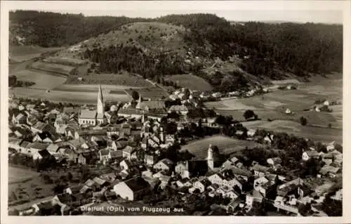 Ak Dietfurt an der Altmühl Oberpfalz, Fliegeraufnahme