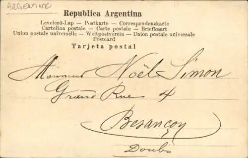 Ak Rosario Argentinien, Dampfer am Anleger