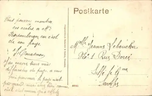 Ak Bitche Bitsch Lothringen Moselle, Saargemünder Straße