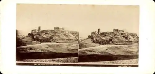 Stereo CdV Athen Griechenland, Akropolis