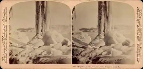 Stereo CdV Niagara Falls New York USA, vereiste Niagarafälle