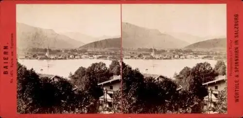 Stereo CdV Egern am Tegernsee Oberbayern