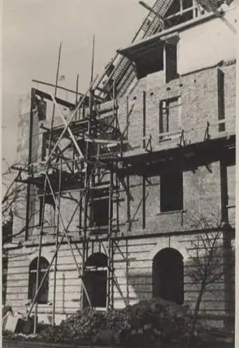 Original Foto Berlin Tempelhof, Berliner Straße, Postamt Tempelhof, Wiederaufbau, 1946