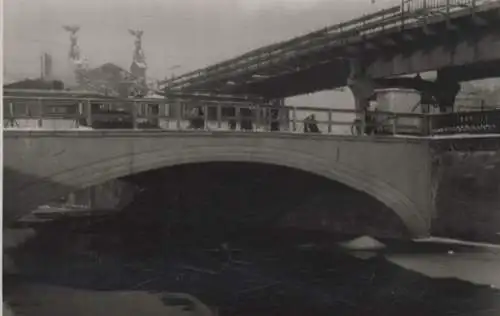 Original Foto Berlin Kreuzberg, Hochbahnhof (U-Bahnhof) Hallesches Tor, 1946