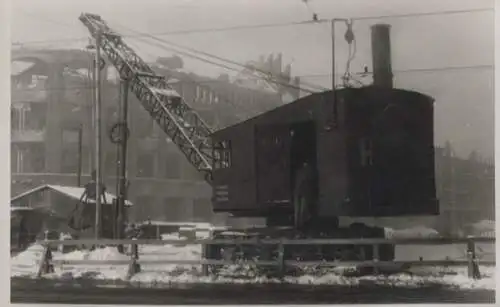 Original Foto Berlin Kreuzberg, Hochbahnhof (U-Bahnhof) Hallesches Tor, Bauarbeiten, 1946