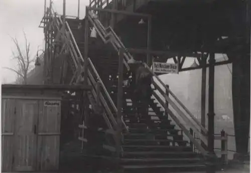 Original Foto Berlin Kreuzberg, Hochbahnhof (U-Bahnhof) Hallesches Tor, 1946