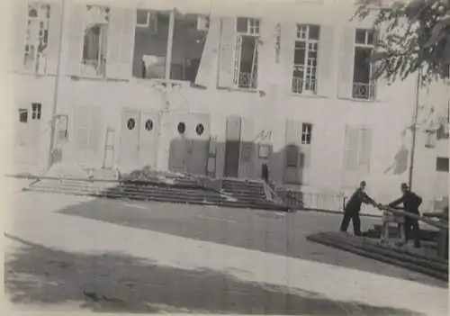 Original Foto Berlin Mitte, Schumannstraße, Deutsches Theater, Wiederaufbau, 1946