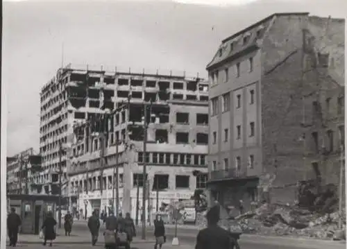 Original Foto Berlin Kreuzberg, Stresemannstraße, Europahaus, 1946