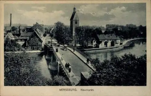 Ak Merseburg an der Saale, Neumarkt