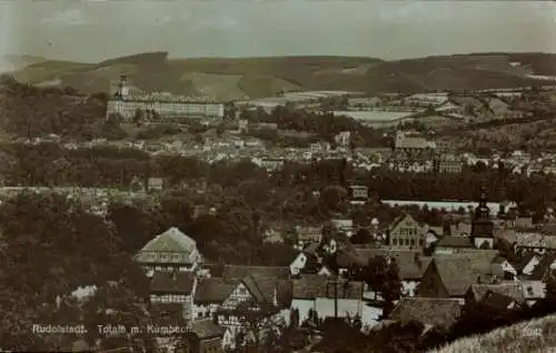 Ak Rudolstadt in Thüringen, Gesamtansicht, Kumbach