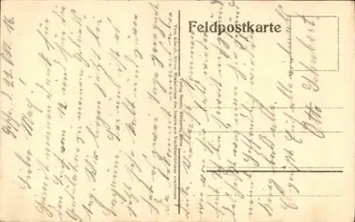 Künstler Ak Tollpatschiger Soldat trägt Stahlbalken, Quieke nicht, Soldatenhumor