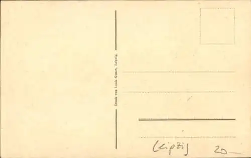 Studentika Ak Leipzig, Corps Gotia, Wappen, RSC Rudolstädter Senioren Convent