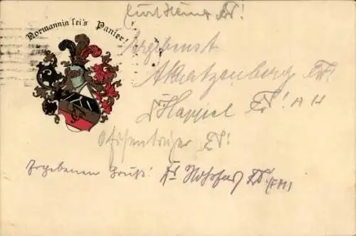 Studentika Ak Kassel, Normannia, Wappen, RSC Rudolstädter Senioren Convent