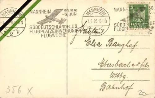 Studentika Ak Mannheim, Corps Rheno Nicaria, Wappen, RSC Rudolstädter Senioren Convent