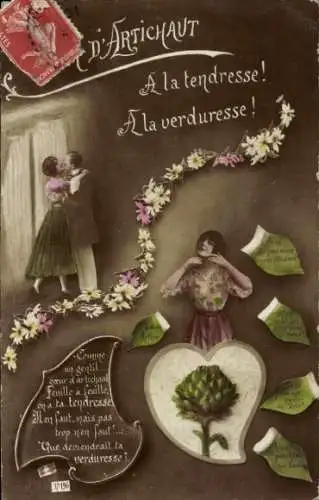 Ak Liebe, Liebespaar