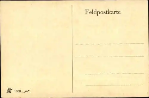 Ak Grüße aus dem Felde, Deutsche Soldaten, Zivilisten, Feld