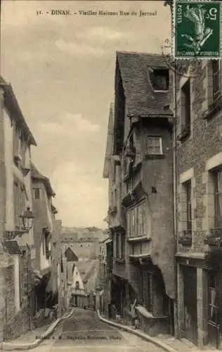 Ak Dinan Côtes-d’Armor, Vieilles Maisons Rue du Jerzual