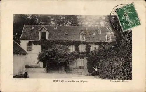 Ak Houdan Yvelines,  Moulin sur l'Opton