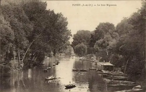 Ak Poissy Yvelines,  S.-et-O. - Le bras Migneaux