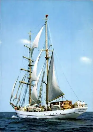 Ak Segelschulschiff Wilhelm Pieck, Volksmarine