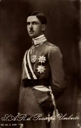 Ak S.A.R. Umberto di Savoia, Principe di Piemonte