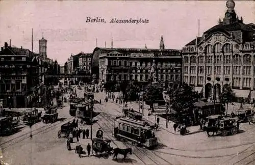 Ak Berlin Mitte, Alexanderplatz