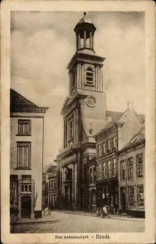 Ak Breda Nordbrabant Niederlande, Sint Antoniuskerk